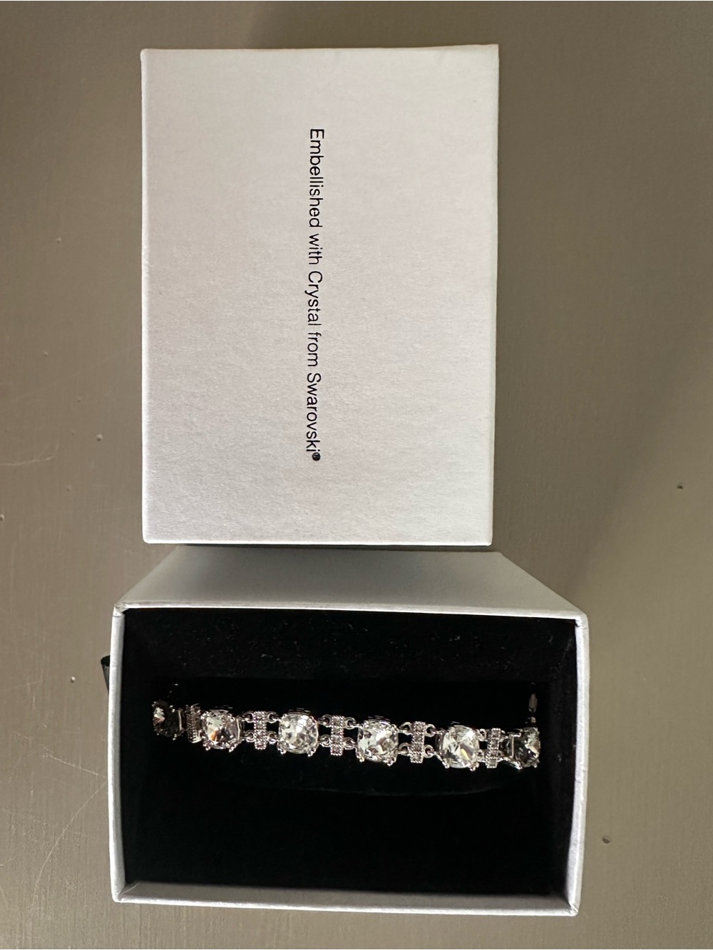 Swarovski Crystal Statement Tennis Bracelet NIB Rodan + Fields